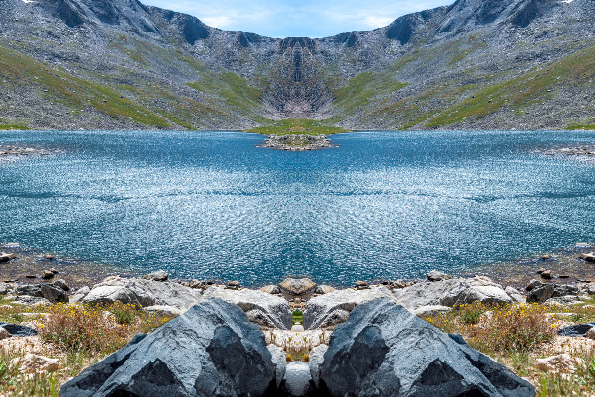 Symmetry in Serenity — reflection and balance across land, water, and sky